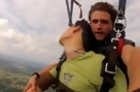 Guy Blacks out While Skydiving