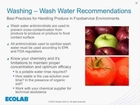 Produce Safety - Ecolab Food Safety Matters Webinar June 2013
