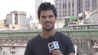 On The Set Of 'Tracers' With Taylor Lautner