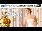OSCARS 2013 Best Actress Jennifer Lawrence : Trips and Falls, Middle Finger Interview, Al Roker