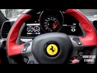 Cold start and hard revving of a Ferrari 458 Italia