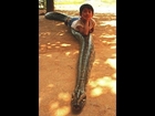 Snake and Boy Friendship