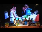 Jake and Elle My Kitchen Rules cook off against each other on the P&O Food and Wine cruise