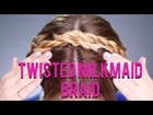 Twisted Milkmaid Braid Tutorial! | Beauty How To