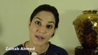 Actress Zainab Ahmed talking about Acid Crime Victims