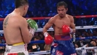 Boxing Footage of Manny Pacquiao Beating Brandon Rios in Points Decision