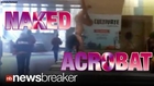 CAUGHT ON TAPE: Nude Man Literally Does Back Flips, Scares Commuters in San Francisco