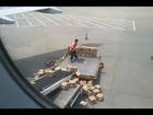 China Air-Freight Handlers at Guangzhou Airport
