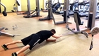 Plank rows and sit-ups with Billy